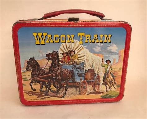 Wagon Train Lunch Box 1964 Lunchbox 